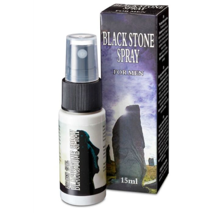 Spray Ritardante Cobeco Black Stone 15ml per Uomini