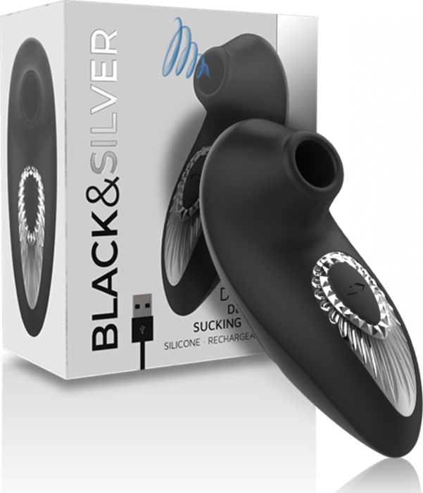 Stimolatore ad aspirazione BLACK&SILVER Drake Deluxe Stimolatore ad aspirazione BLACK&SILVER Drake Deluxe