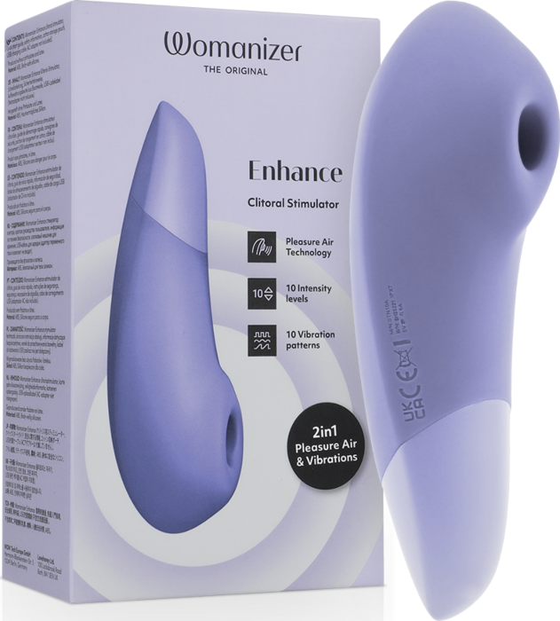 Stimolatore Clitoride Womanizer Enhance Lila