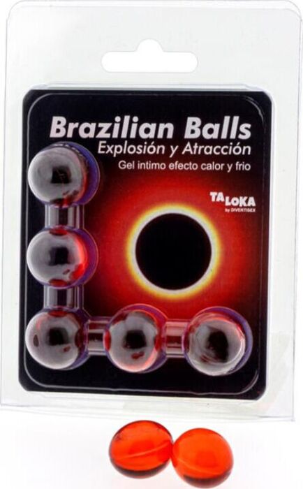 Taloka - brazilian balls gel excitante efecto calor y frão 5 bolas Taloka - brazilian balls gel excitante efecto calor y frão 5 bolas