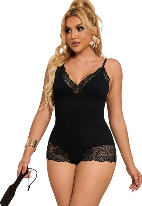 Teddy Sublime Sublime Bodies Encaje Floral Negro