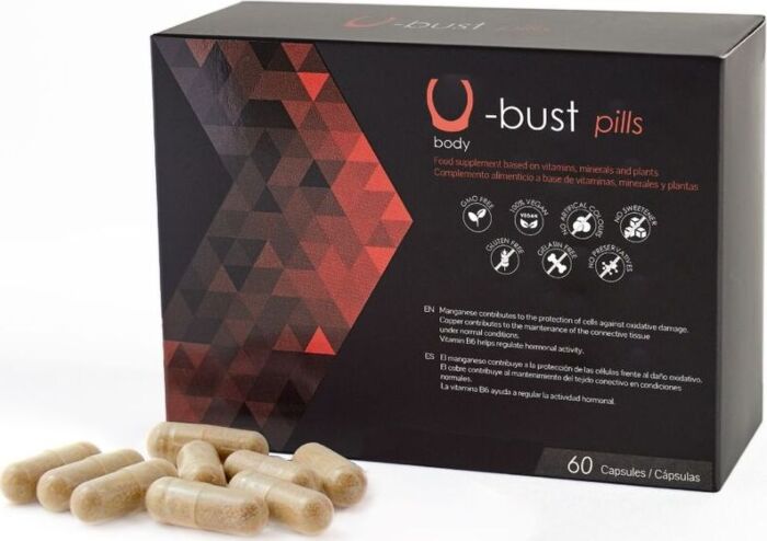 U-Breast Pills 500COSMETICS Aumento Natural Bustos