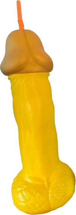 Vaso Erótico Diablo Picante Amarillo Divertido