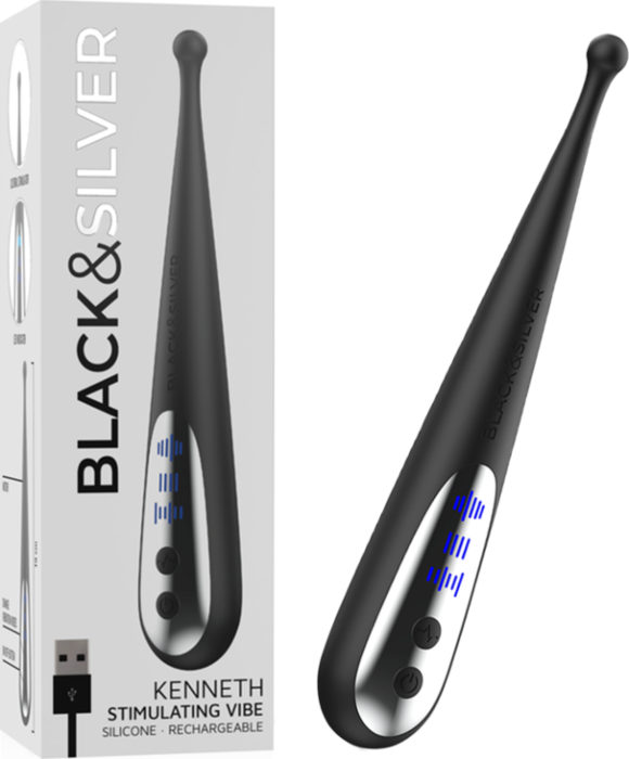 Vibratore stimolante BLACK&SILVER Kenneth