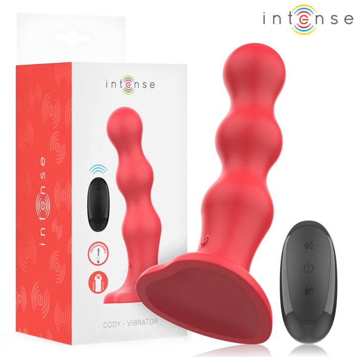 Vibrador INTENSE CODY Rojo Control Remoto Vibrador INTENSE CODY Rojo Control Remoto