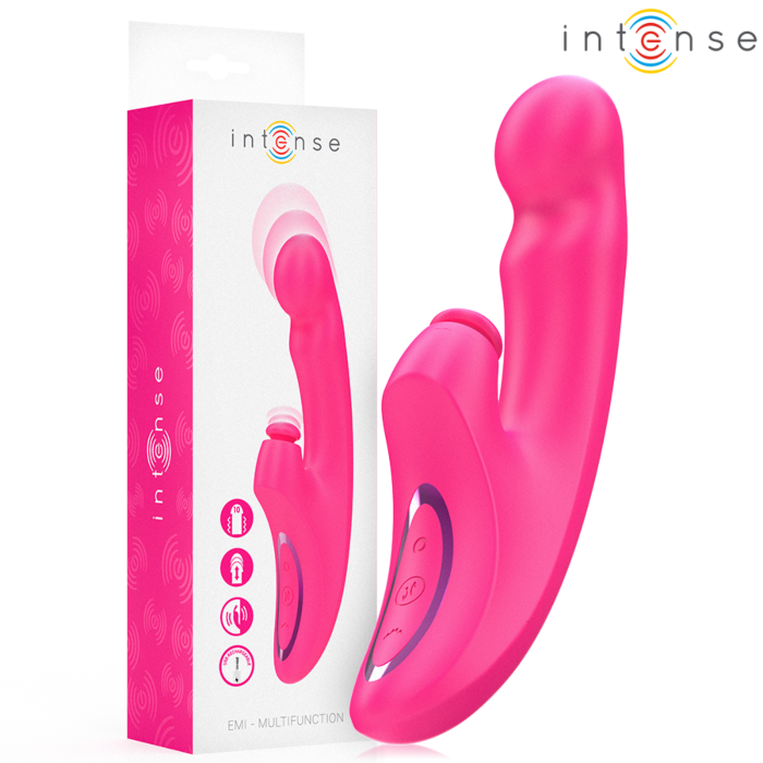 Vibrador Intense EMI 10 Modos Rosa Compacto Vibrador Intense EMI 10 Modos Rosa Compacto