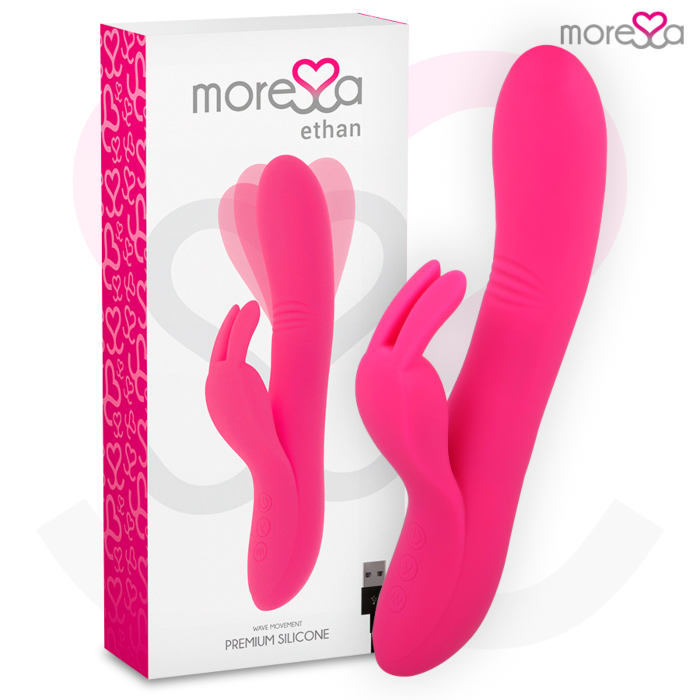 Vibratore Morezza Ethan con effetto Waving per doppia stimolazione