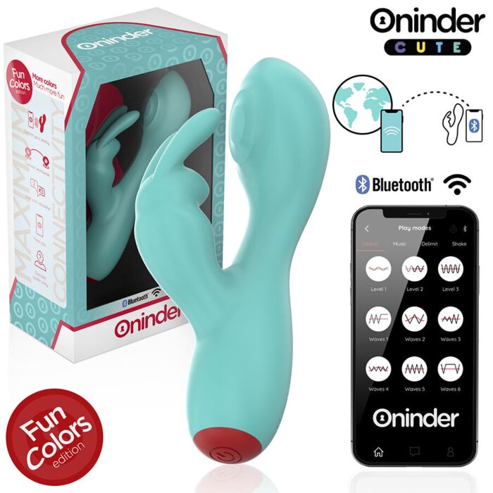 Vibrador ONINDER CUTE Love Bunny Doble Estimulación Vibrador ONINDER CUTE Love Bunny Doble Estimulación