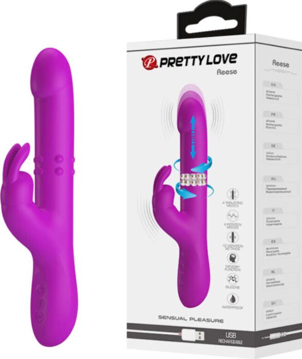PRETTY LOVE - REESE VIBRADOR CON ROTACIÓN PRETTY LOVE - REESE VIBRADOR CON ROTACIÓN