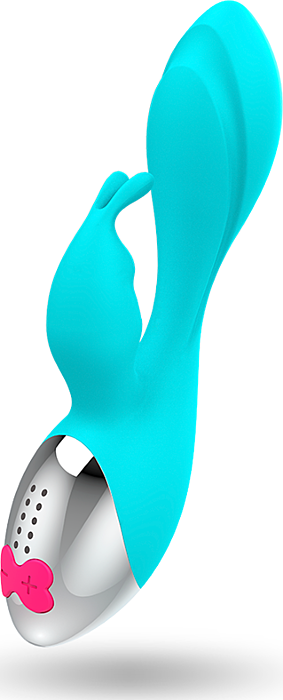 Vibratore Rabbit Happy Loky Miki con doppia stimolazione