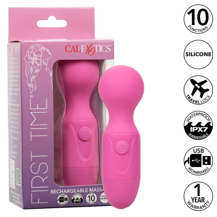 Vibratore Wand CALEXOTICS First Time ricaricabile Vibratore Wand CALEXOTICS First Time ricaricabile