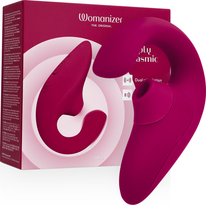 Vibratore Womanizer Blend Rabbit Fucsia Vibratore Womanizer Blend Rabbit Fucsia