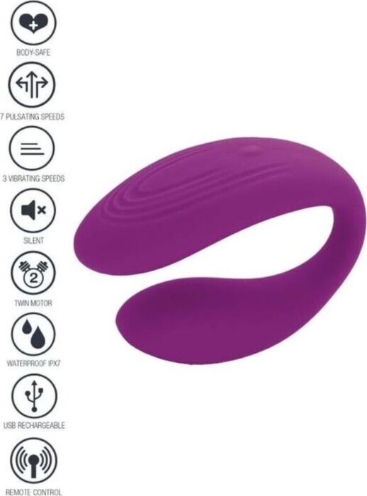 Vibrador XOCOON Bound Love Morado para Parejas