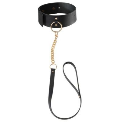 Collana bijoux indiscrets labirinto nero con cinturino