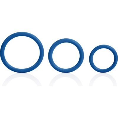 Anello Triplo Onde di Piacere Blu