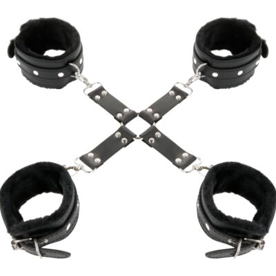 Manette Oscurità Pelle Nera