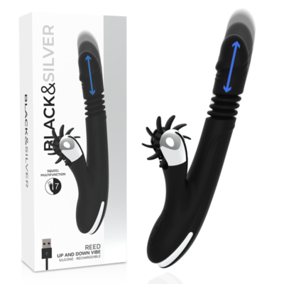 Vibratore Black&Silver Bunny Reed - Potente e Elegante