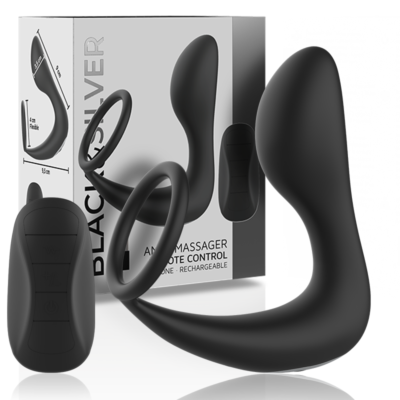 Vibratore Remote BLACK&SILVER Massaggiatore Anal