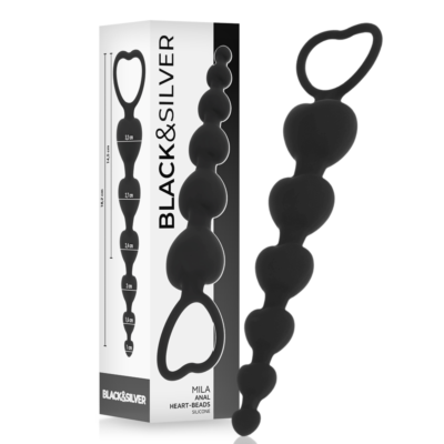 Bolas Anali Black&SILVER Mila - Cuore di Piacere