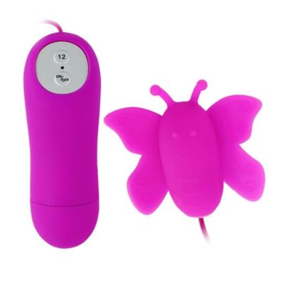 Uovo Vibratore Farfalla Rosa 12 Velocità