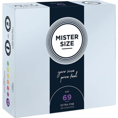 Mister size 69- preservativos extrafinos (confezione da 36)