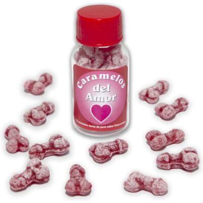 Caramella Love Pene Fragola-Ciliegia