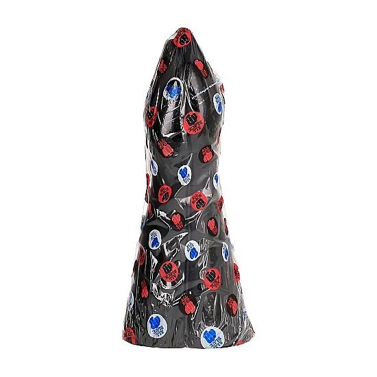 Dildo tutto nero fisting 39cm