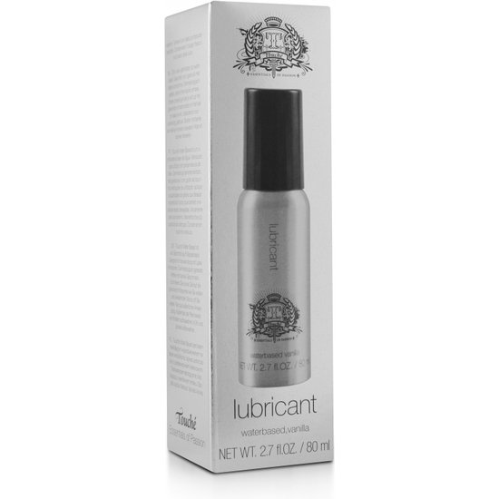 Touche lubrificante all&#39;aroma di vaniglia a base d&#39;acqua 80 ml