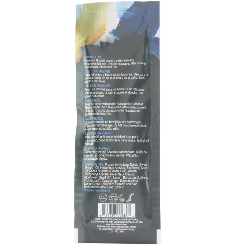 Olio da massaggio per il paradiso della terra intima 30 ml