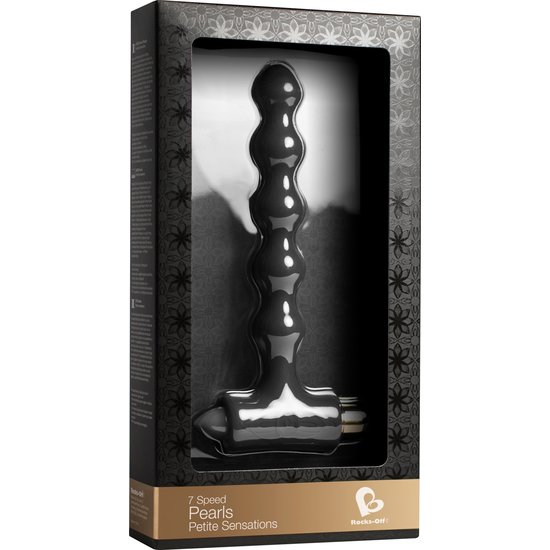 Sensazione di petite perle plug vibrador negro