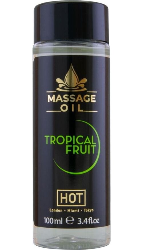 Olio da Massaggio HOT Frutta Tropicale 100ml per il Benessere