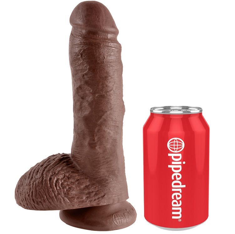 King cock 8' pene realistico marron 203cm