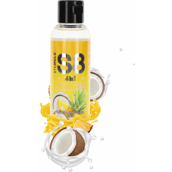 Lubrificante 4 in 1 Dessert Lube 125ml - Ananas | Caldo, Commestibile e Baciabile