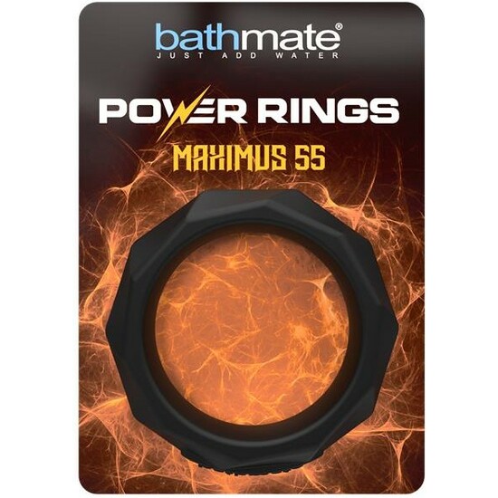 Anello fallico in morbida silicone Bathmate Power Ring Maximus 55