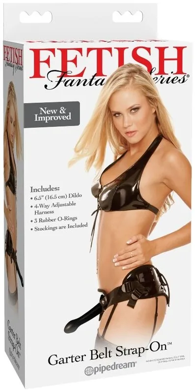 Scatola del Fetish Fantasy Garter Belt Strap-On